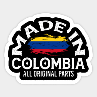 Born in Colombia Sticker